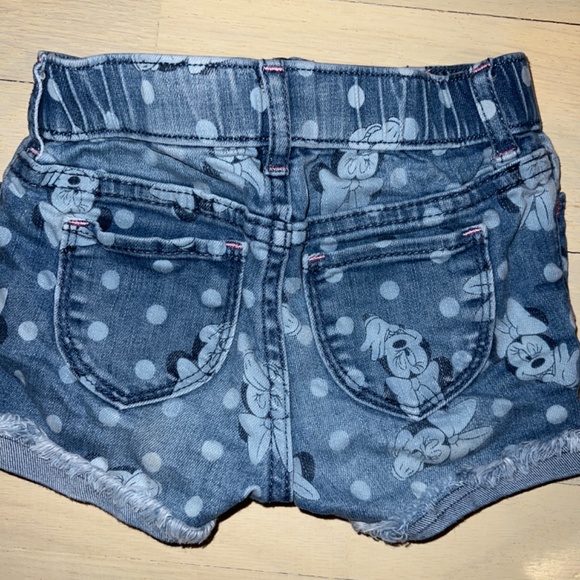 EUC Gap Disney Minnie Denim Shorts 3T - Picture 3 of 3